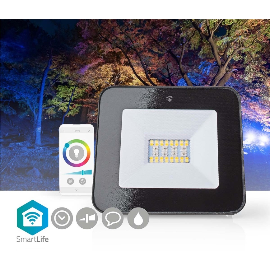 LED RGBW Dimmelhető reflektor SmartLife LED/20W/230V Wi-Fi IP65 2700-6500K
