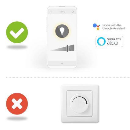 LED RGBW dimmelhető konnektoros reflektor SmartLife LED/20W/230V Wi-Fi IP65 2700-6500K