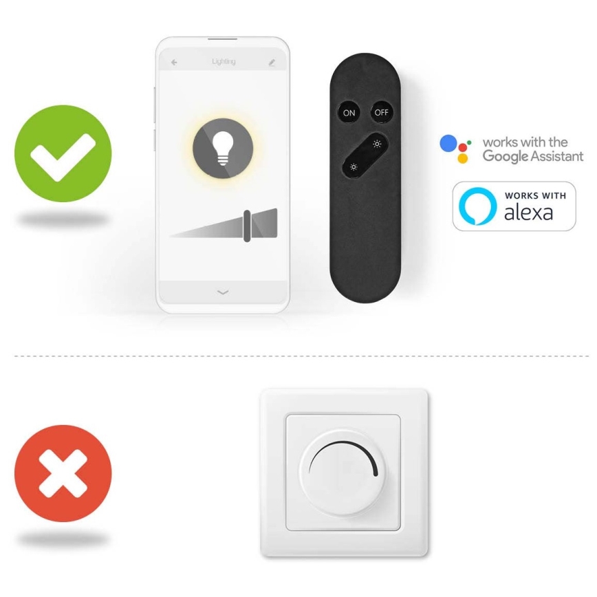 LED Dimmelhető izzó ST64 E27/4,9W/230V Wi-Fi 1800-6500K