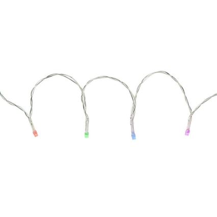 LED RGB karácsonyi fényfüggöny, 180 LED, 7 funkcióval, 6 m, IP65, Wi‑Fi, Tuya