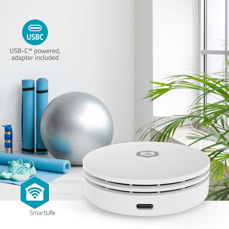 SmartLife Wi‑Fi Tuya okos levegőminőség-monitor