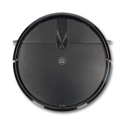 Okos SmartLife robotporszívó mop funkcióval, 2600 mAh, Tuya Wi‑Fi, fekete, távirányítóval
