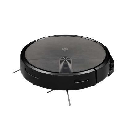 Okos SmartLife robotporszívó mop funkcióval, 2600 mAh, Tuya Wi‑Fi, fekete, távirányítóval