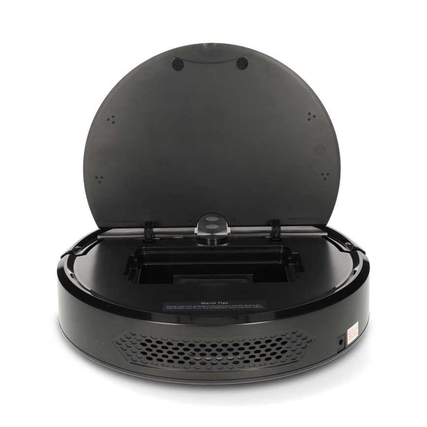 Okos SmartLife robotporszívó mop funkcióval, 2600 mAh, Tuya Wi‑Fi, fekete, távirányítóval