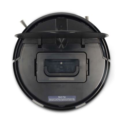 Okos SmartLife robotporszívó mop funkcióval, 2600 mAh, Tuya Wi‑Fi, fekete, távirányítóval