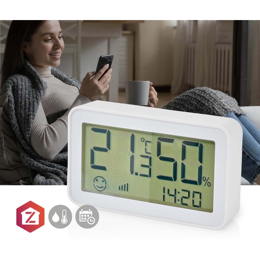 Hőmérséklet és páratartalom érzékelő 2xAAA