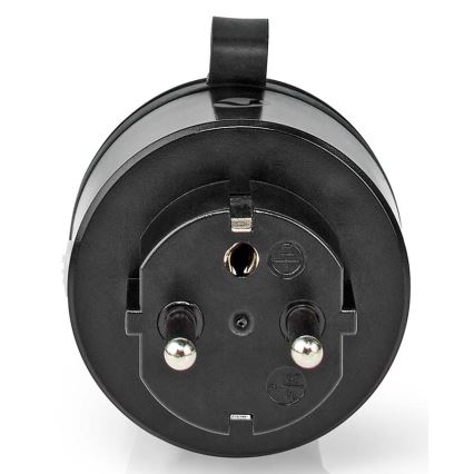 Intelligens aljzat Smartlife 3680W/230V Type E/16A Wi-Fi IP44 fekete