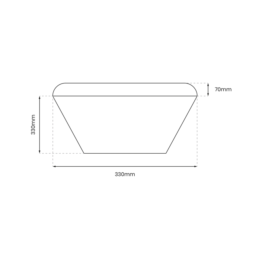 LED Fürdőszobai mennyezeti lámpa érzékelővel NEMO LED/16W/230V IP44 fekete