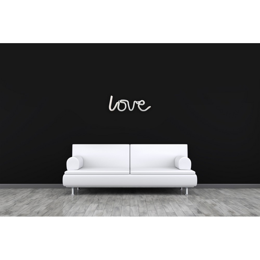 Neon dekor LOVE felirat 2xAA