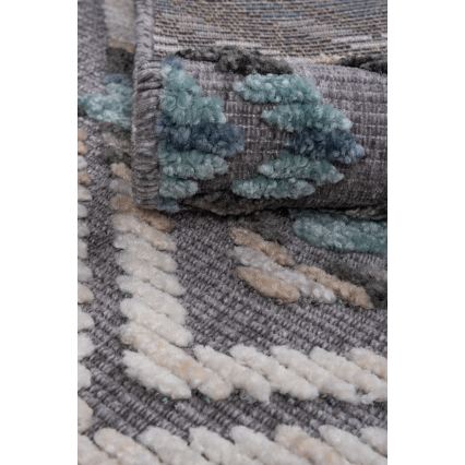 NEPAL orientális szőnyeg, 160x230 cm, kék/szürke