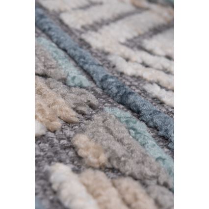 NEPAL orientális szőnyeg, 160x230 cm, kék/szürke