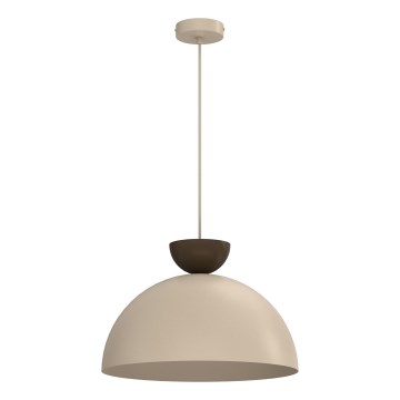 NEVIS kábeles csillár 1xE27/15W/230V, átmérő 38 cm, bézs