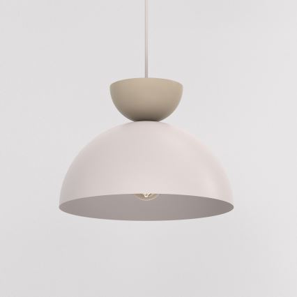 NEVIS zsinóros csillár 1xE27/15W/230V, átmérő 29 cm, krémszínű