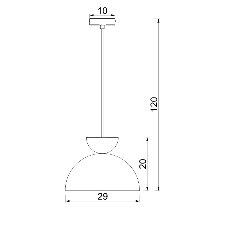 NEVIS zsinóros csillár 1xE27/15W/230V, átmérő 29 cm, krémszínű