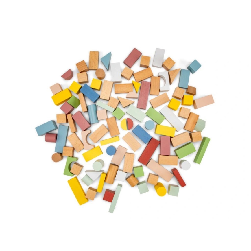 New Classic Toys - Fa blokkok 100 db