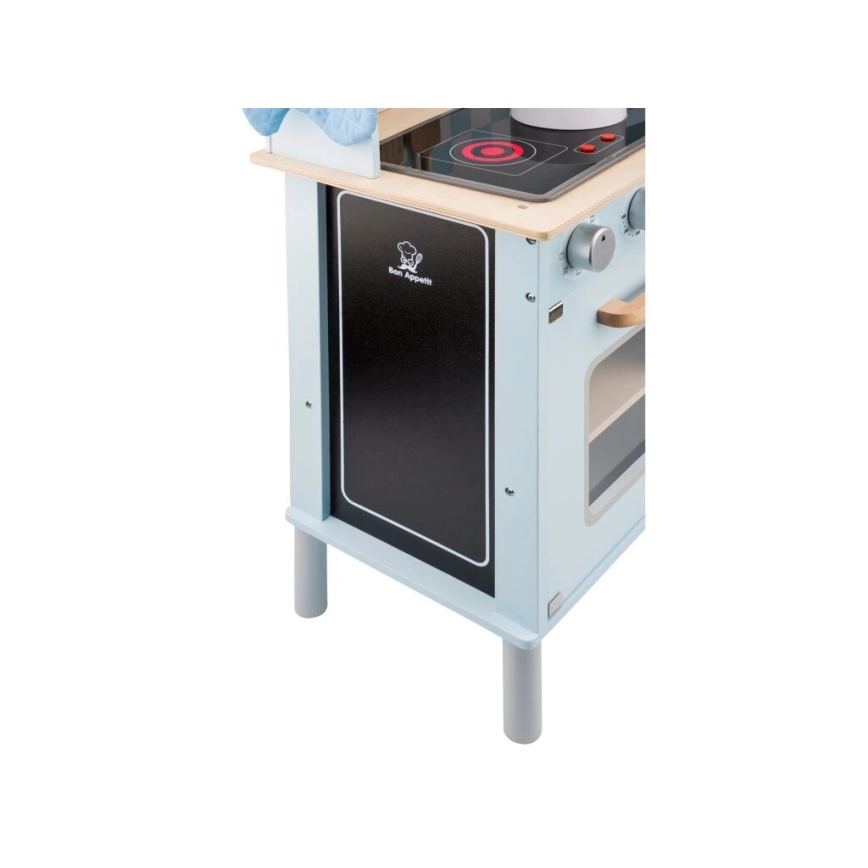 New Classic Toys - Fa konyha kiegészítőkkel világoskék