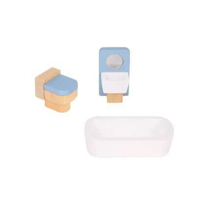 New Classic Toys - Fa babaház piros színben