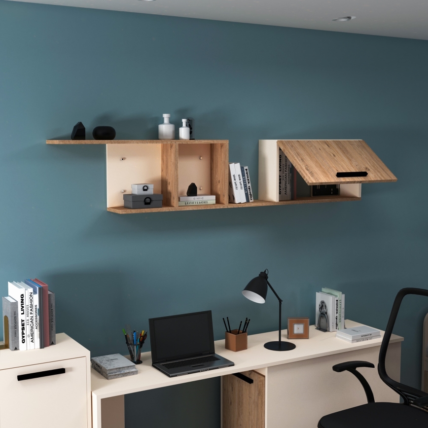 Fali polc NEWRA 35x150 cm atlanti fenyő