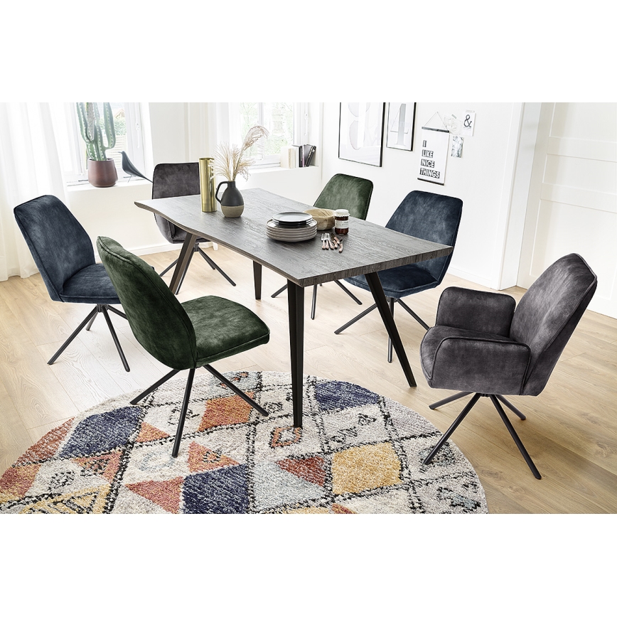 NEXORO étkezőszék, 1 db, antracit