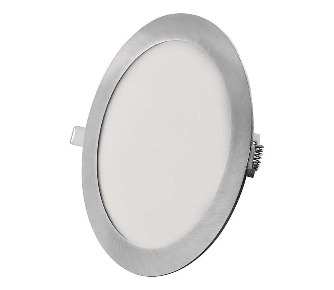 NEXXO LED beépíthető mennyezeti lámpatest LED/18W/230V 3000/3500/4000K ezüst, átm. 22,5 cm ZD1243