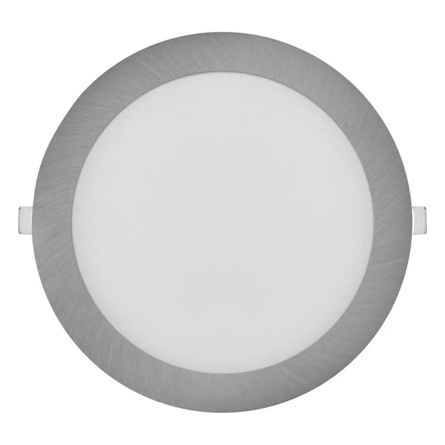 NEXXO LED beépíthető mennyezeti lámpatest LED/18W/230V 3000/3500/4000K ezüst, átm. 22,5 cm