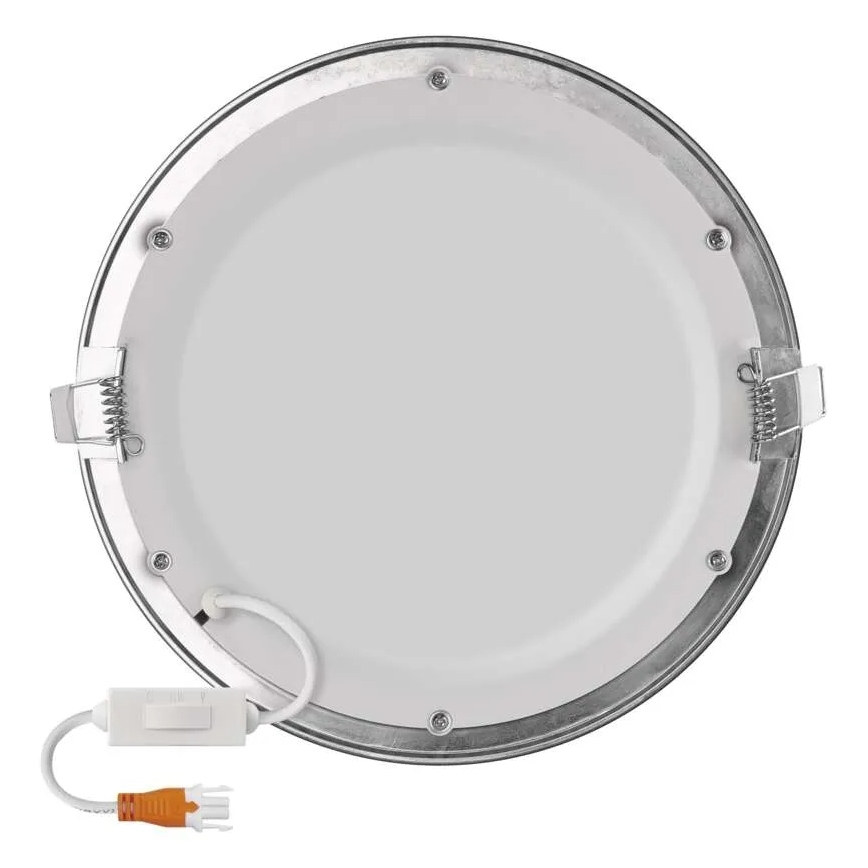NEXXO LED beépíthető mennyezeti lámpatest LED/18W/230V 3000/3500/4000K ezüst, átm. 22,5 cm