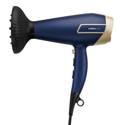 Niceboy ION AirSonic ICON - Hajszárító 2200W/230V kék