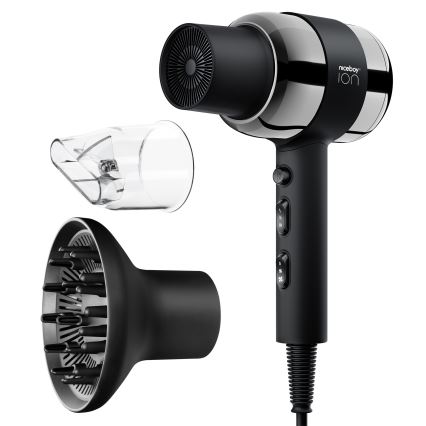 Niceboy ION AirSonic PRO - Hajszárító 2200W/230V fekete