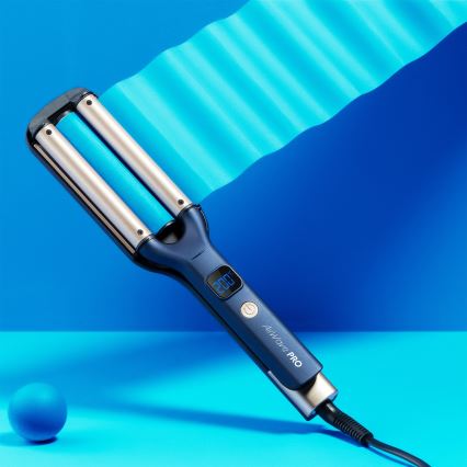 Niceboy ION AirWave PRO - Háromszoros hajsütővas 100W/230V kék