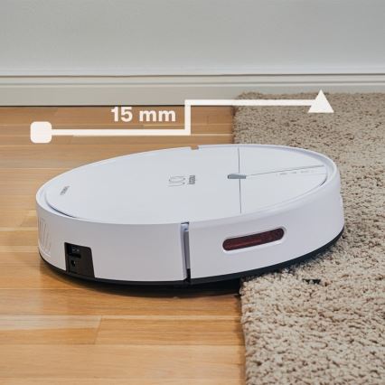 Niceboy ION Charles i4 - Intelligens robotporszívó 2in1 4400 mAh Wi-Fi fehér + távirányítás