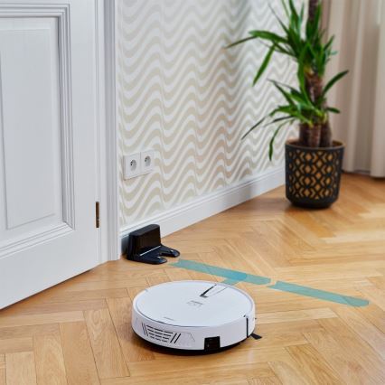 Niceboy ION Charles i4 - Intelligens robotporszívó 2in1 4400 mAh Wi-Fi fehér + távirányítás