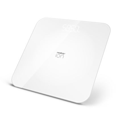 Niceboy ION FitScale - Digitális személyi mérleg 3xAAA fehér