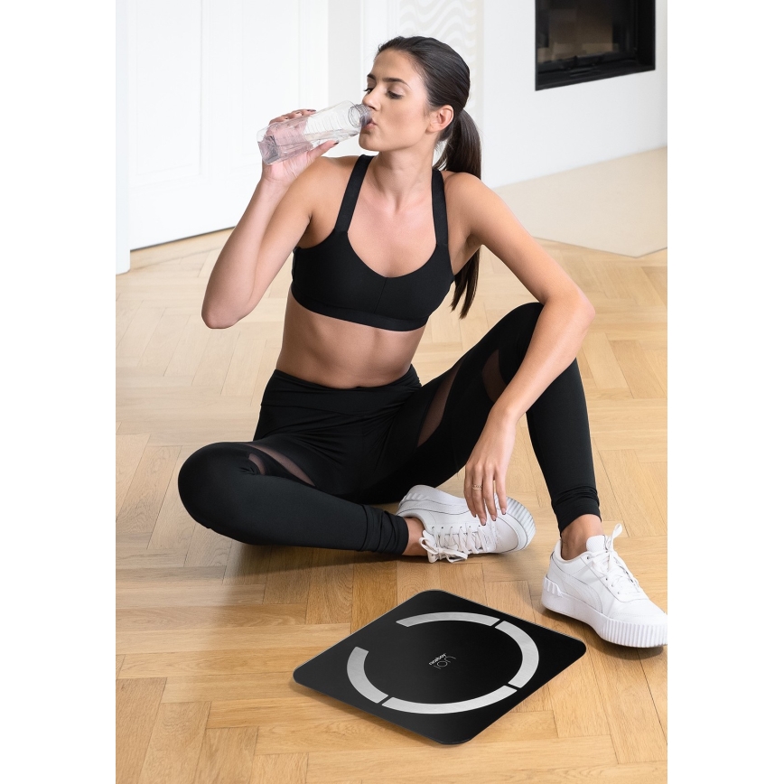 Niceboy ION SmartScale - Intelligens személyi mérleg 3xAAA fekete