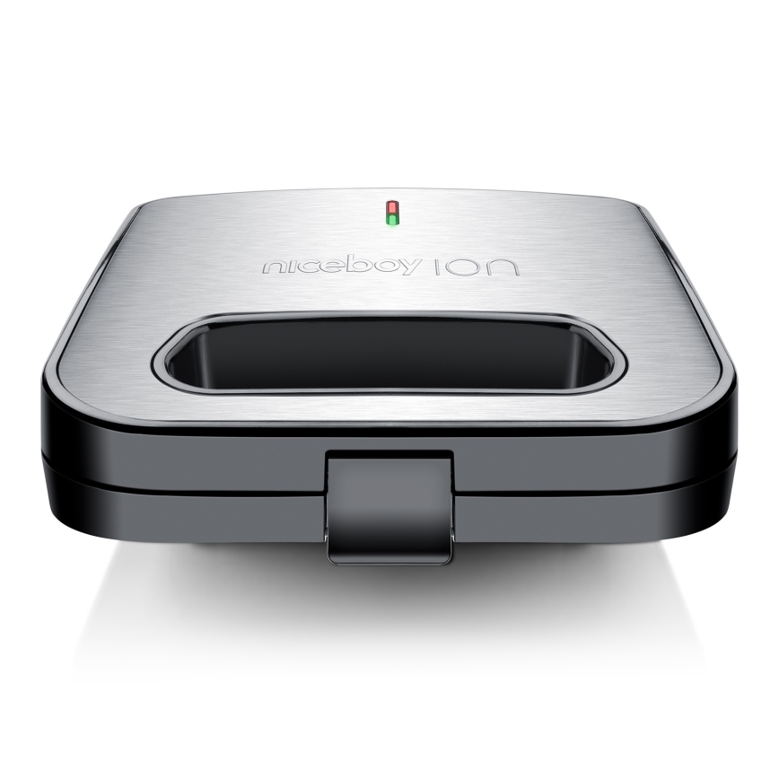 Niceboy ION Snacker S1 - Szendvics készítő 750W/230V matt króm/fekete