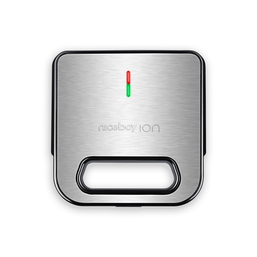 Niceboy ION Snacker S1 - Szendvics készítő 750W/230V matt króm/fekete