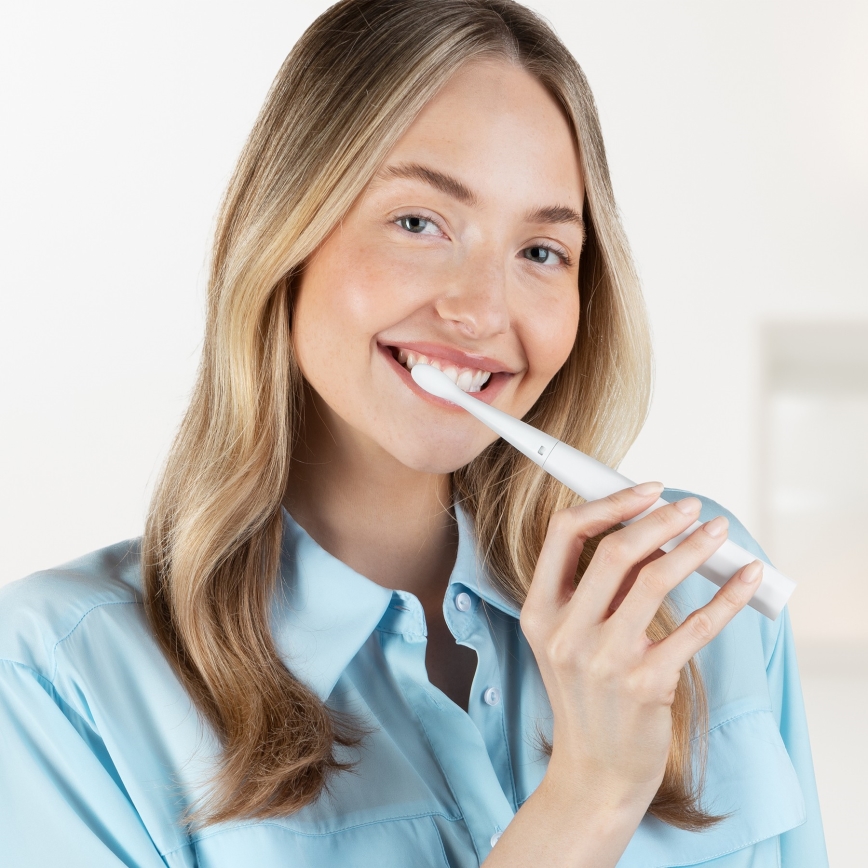 Niceboy ION Sonic Lite - Szónikus fogkefe 500 mAh IPX7 fehér