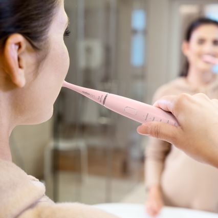 Niceboy ION Sonic - Szónikus fogkefe IPX7 rózsaszín