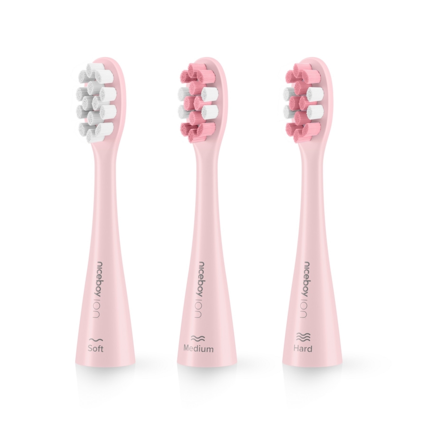 Niceboy ION Sonic - Szónikus fogkefe IPX7 rózsaszín