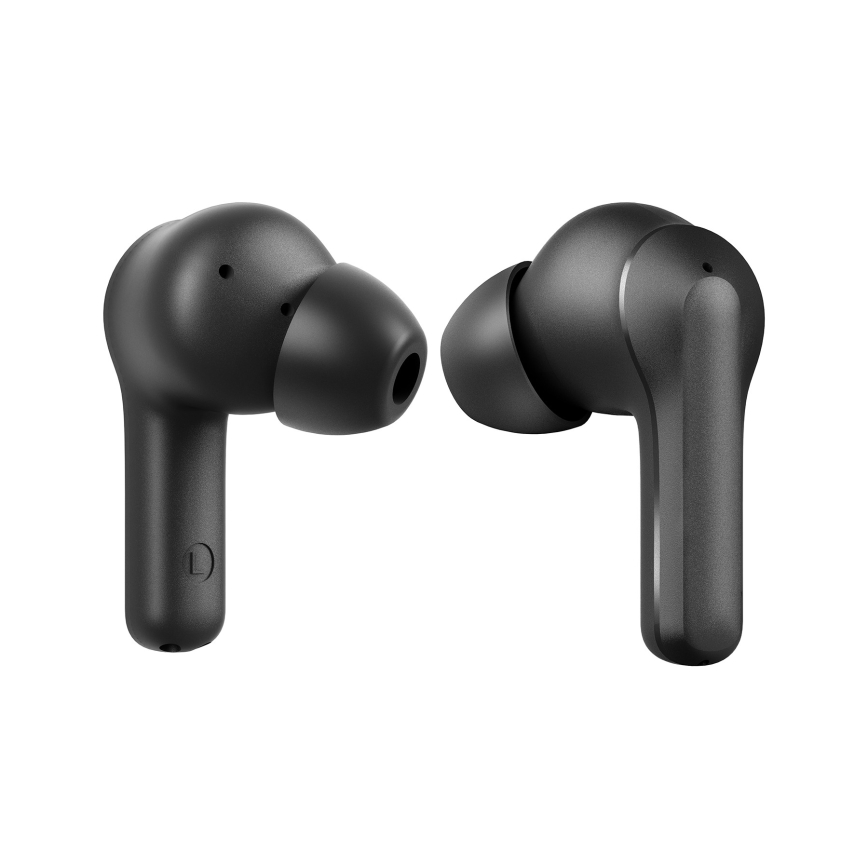 Niceboy Pins 4 - Vezeték nélküli fülhallgató ANC-vel 400 mAh + 2x 50 mAh IPX4 fekete