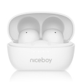 Niceboy Podsie 4 POP - Vezeték nélküli earphones 400 mAh + 2x 40 mAh IPX4 fehér