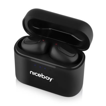 Niceboy Podsie 4 - Vezeték nélküli fülhallgatók IP54, fekete