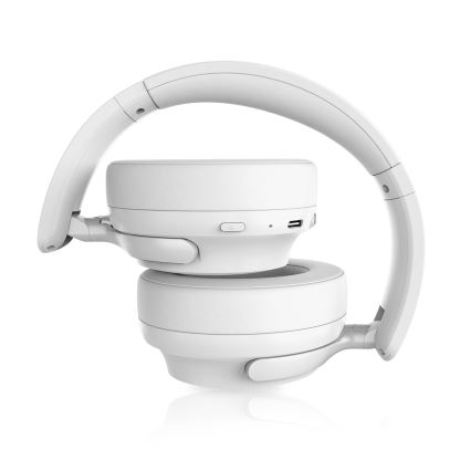 Niceboy Stellar - Vezetélk nélküli fejhallgató mikrofonnal és ANC-vel 400 mAh IPX4 fehér
