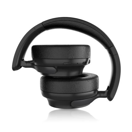 Niceboy Stellar - Vezetélk nélküli fejhallgató mikrofonnal és ANC-vel 400 mAh IPX4 fekete