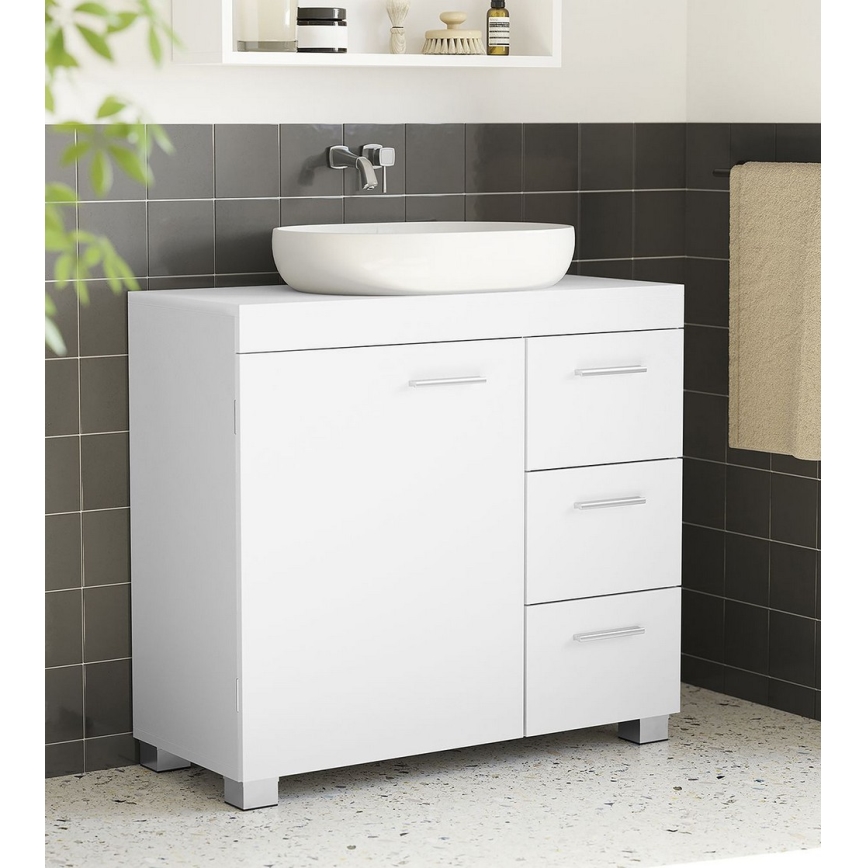 NICO fehér fürdőszobaszekrény