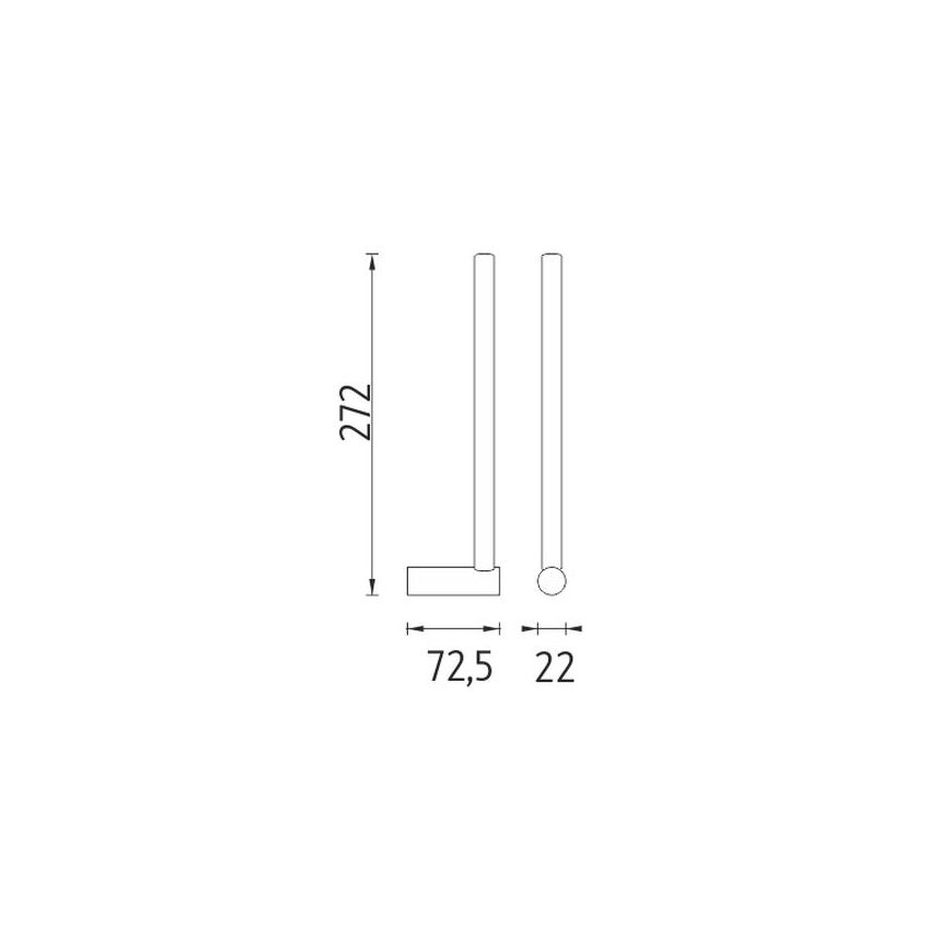 NIMCO BR 11055S-26 - WC-papír tartó BORMO fényezett króm