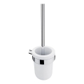 NIMCO BR 11094KU-26 - Falra szerelhető WC kefe BORMO fehér/fényezett króm