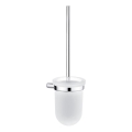 NIMCO BR 11094WN-26 - Falra szerelhető WC kefe BORMO matt üveg/fényezett króm