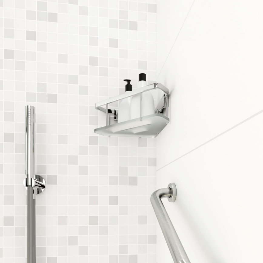 NIMCO Ki 14003-B-26 - Zuhany falipolc KIBO fényezett króm