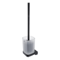 NIMCO MAC 29094CN-90 - Falra szerelhető WC kefe MAYA matt üveg/matt fekete