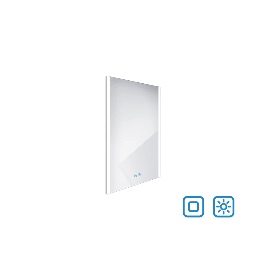 NIMCO ZP 11001VX - LED-dimmelhető, háttérvilágítással rendelkező fürdőszobai tükör LED/21W/230V 3000-6500K 70x50 cm IP44